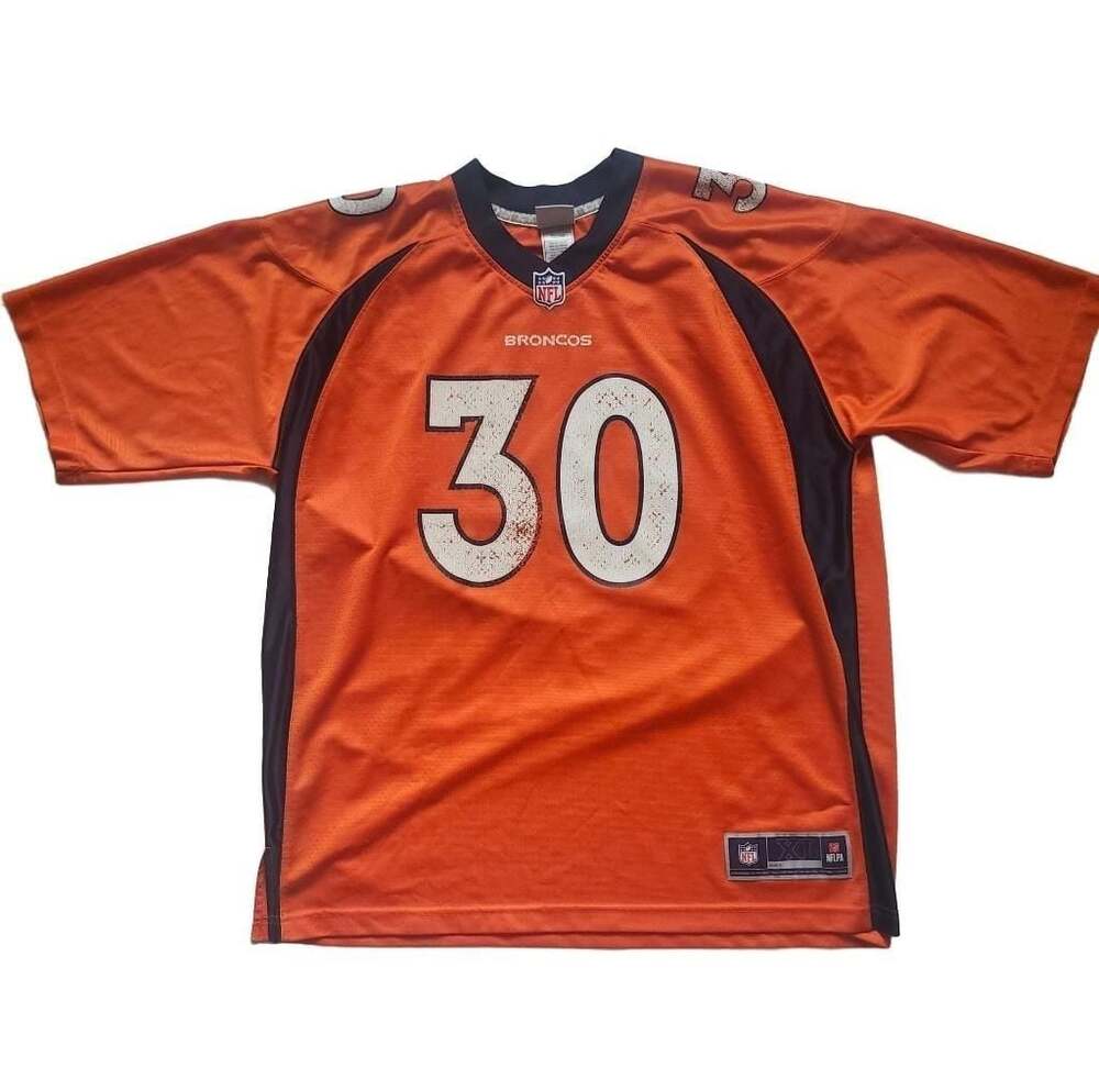 NFL Pro Line Denver Broncos #30 Orange Jersey XL